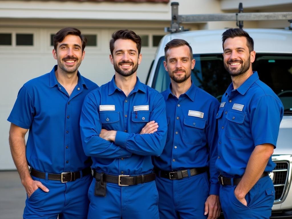 Our team of certified garage door professionals in Los Altos